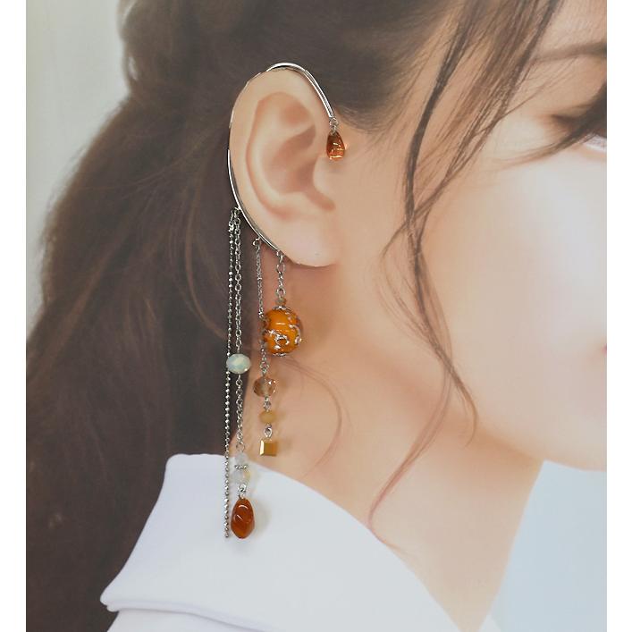 イヤーフック レディース 当店オリジナル 片耳用 商品1点販売 両耳使用可 とんぼ玉 かわいい おしゃれ アクセサリー 彼女 妻 嫁 母 女性 誕生日人気 |  | 09