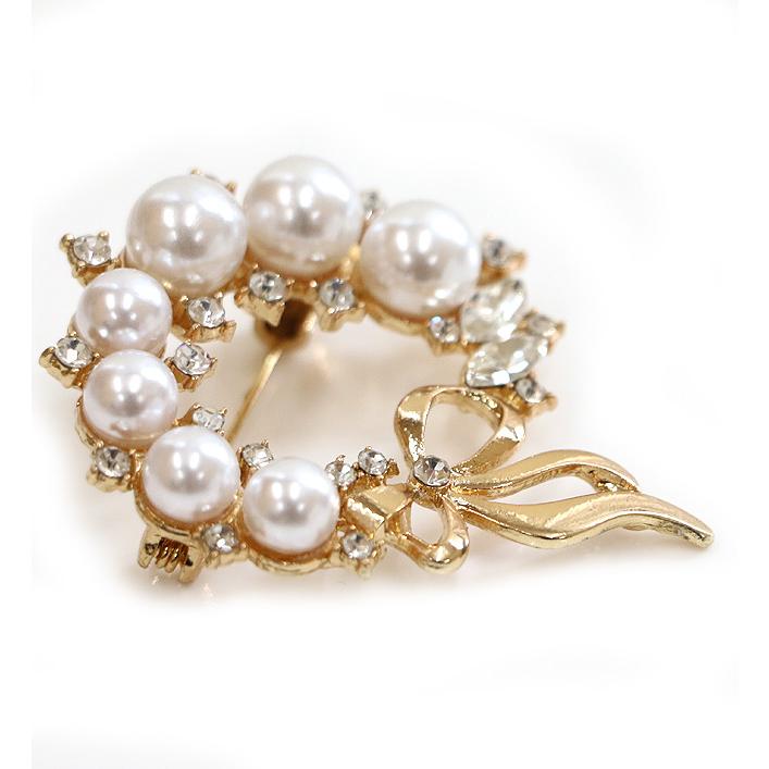 ブローチ 卒業式 おしゃれ パール フォーマル セレモニー 卒園式 入園