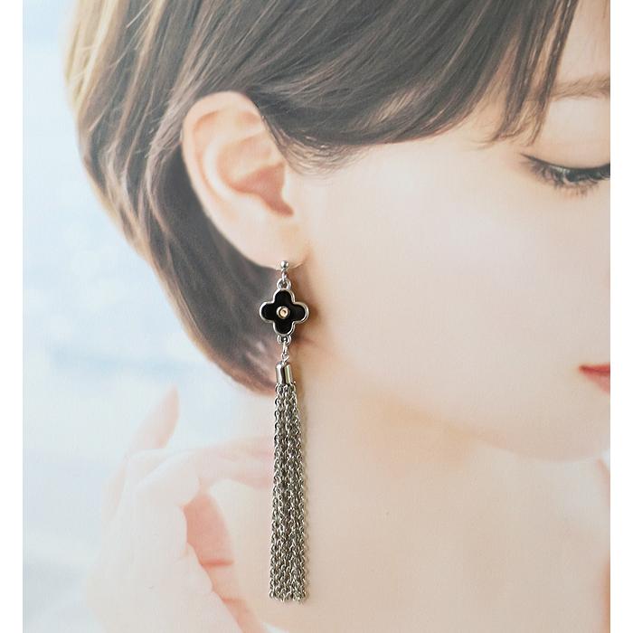 当店オリジナル ピアス イヤリング レディース フラワー お花モチーフ メタル 花 四葉 クローバー 揺れる アクセサリー 誕生日 人気 彼女 妻 女性 嫁 プレゼント |  | 05