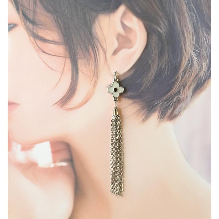 当店オリジナル ピアス イヤリング レディース フラワー お花モチーフ メタル 花 四葉 クローバー 揺れる アクセサリー 誕生日 人気 彼女 妻 女性 嫁 プレゼント |  | 06