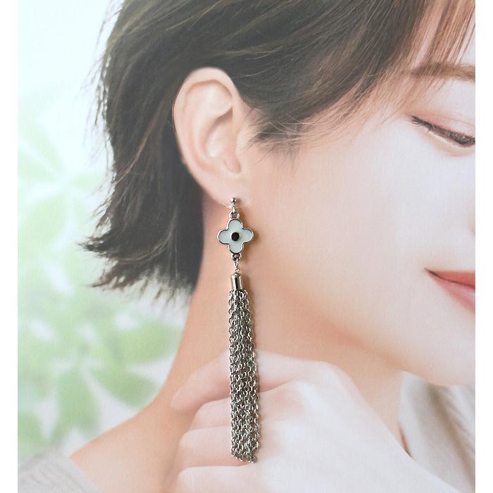 当店オリジナル ピアス イヤリング レディース フラワー お花モチーフ メタル 花 四葉 クローバー 揺れる アクセサリー 誕生日 人気 彼女 妻 女性 嫁 プレゼント |  | 08