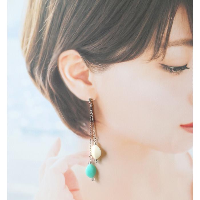 ピアス イヤリング レディース 当店オリジナル 楕円 揺れる オーバル型 ロング 樹脂 大ぶり 揺れる アクセサリー 誕生日 人気 彼女 妻 女性 嫁 プレゼント |  | 07