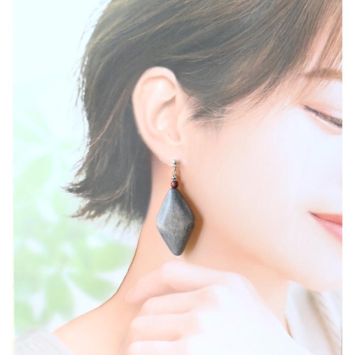 ピアス イヤリング レディース 当店オリジナル マーキスカット 天然素材 ウッド 大ぶり 揺れる アクセサリー 誕生日 人気 彼女 妻 女性 嫁 プレゼント |  | 03