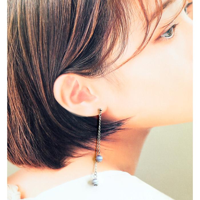 ピアス イヤリング レディース 痛くない 50代 揺れる シンプル おしゃれ ネジ式 ロング とんぼ玉 当店オリジナル 誕生日 プレゼント ギフト |  | 04