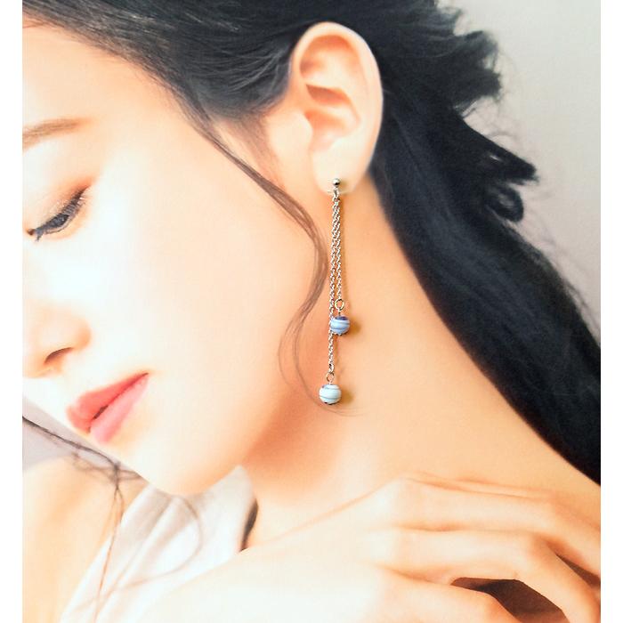 ピアス イヤリング レディース 痛くない 50代 揺れる シンプル おしゃれ ネジ式 ロング とんぼ玉 当店オリジナル 誕生日 プレゼント ギフト |  | 05