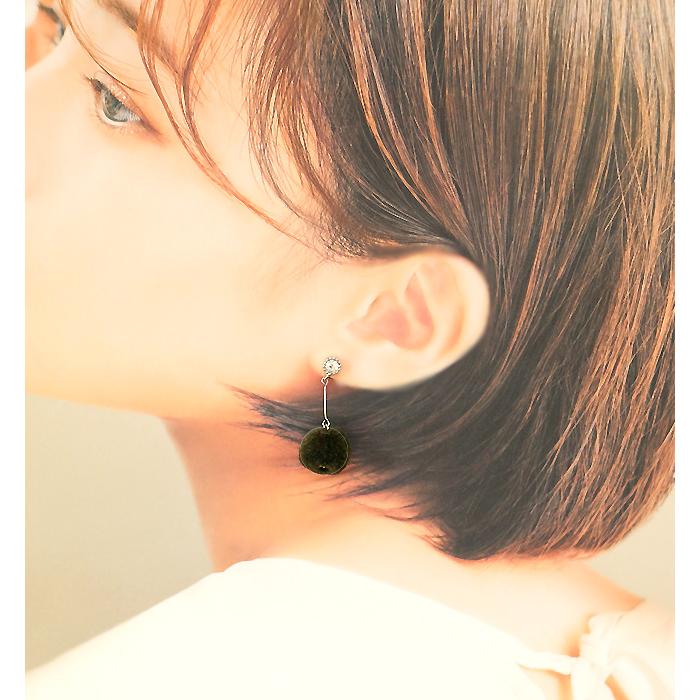 ピアス イヤリング イアリング レディース ポンポンボール ポンポン おしゃれ 人気 20代 30代 40代 50代 大ぶり 大きい ネジ式 当店オリジナル ハンドメイド |  | 10