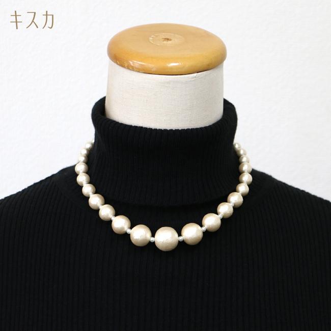 ネックレス レディース コットンパール コットンパールネックレス 