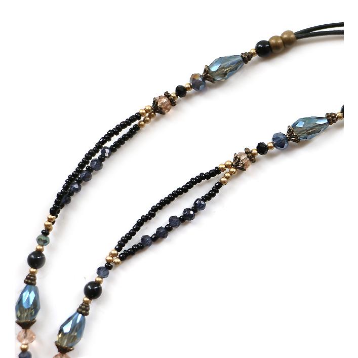 ベネチアガラス　ベネチアガラスネックレス　ベネチアネックレス　ネックレス④ ヴェネチアンガラス風 ベネチアンガラス風 ネックレス ロング