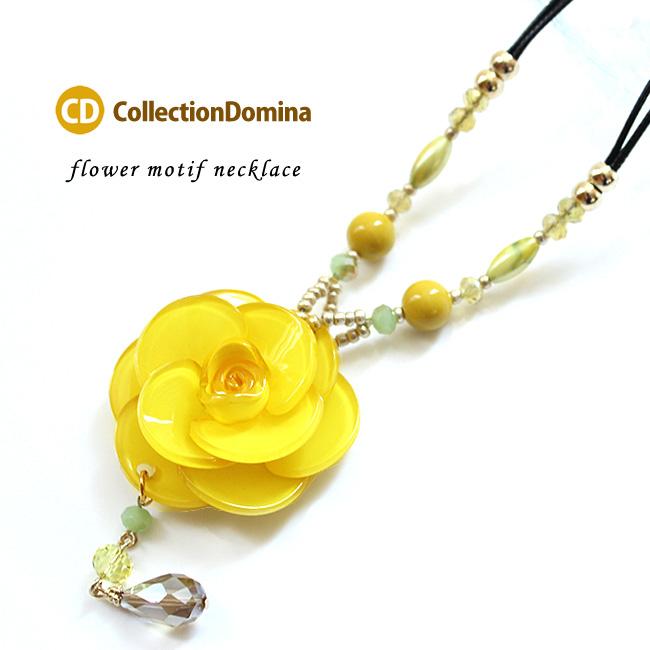 ネックレス お花モチーフ フラワー 大ぶり ペンダント レディース ロング ロングネックレス アクセサリー シンプル 彼女 妻 嫁 母 女性 誕生日人気