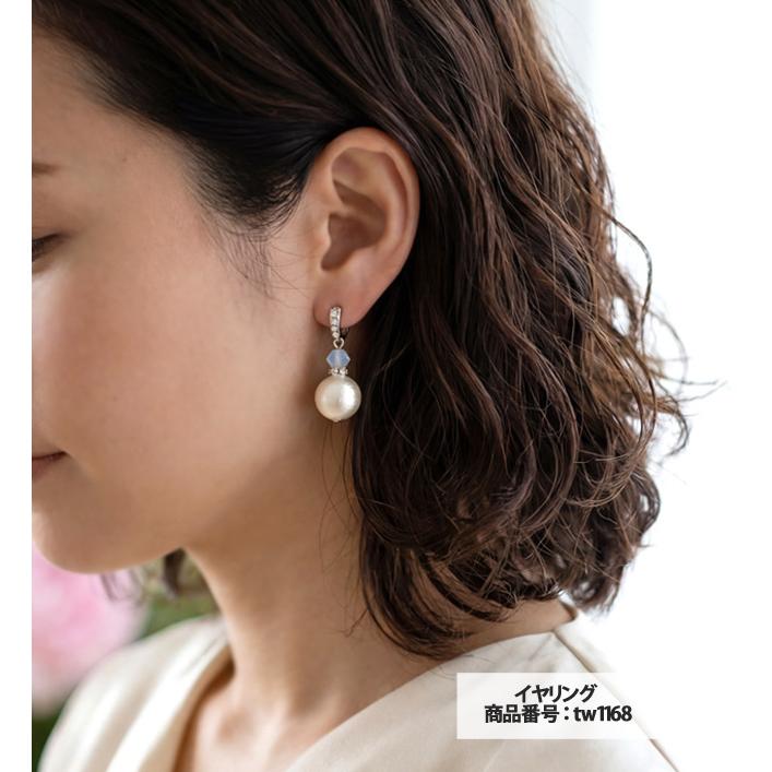 母の日 早割 セット購入で20％OFF！単品より断然お得 ネックレス ピアス イヤリング レディース コットンパール チタンピアス ネジ式 ハンドメイド |  | 10