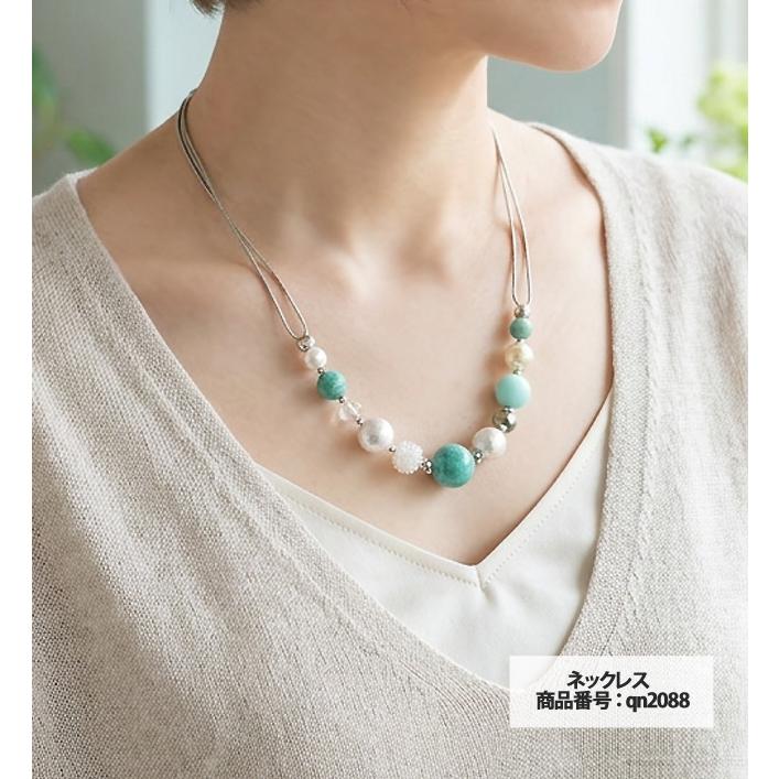 母の日 早割 セット購入で20％OFF！単品より断然お得 ネックレス ピアス イヤリング レディース コットンパール チタンピアス ネジ式 ハンドメイド |  | 08