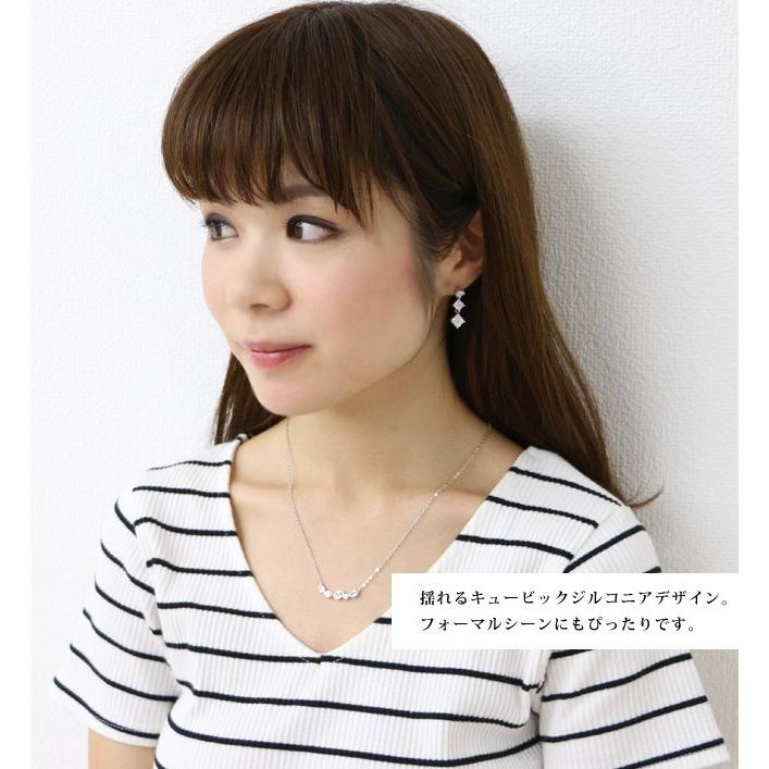 ピアス キュービックジルコニア CZ チタンピアス スクエア |  | 03