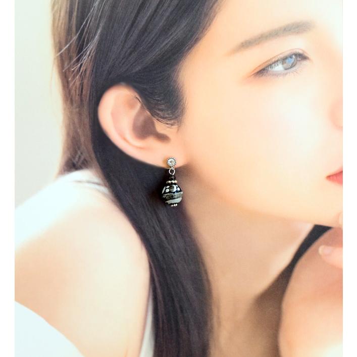 ピアス　ホワイトハート　とんぼ玉　ルース　まとめ ピアス ホワイトハート とんぼ玉 ルース まとめ