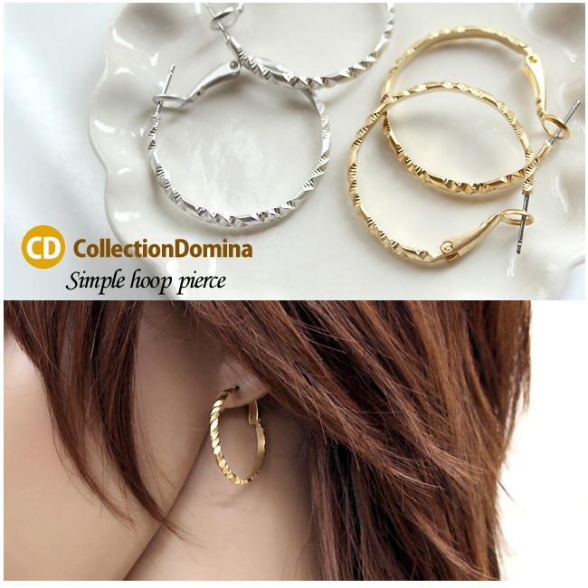 ピアス レディース フープピアス ツイストフープ レディースピアス チタンポスト チタンピアス アクセサリー おしゃれ 彼女 妻 嫁 母 女性 誕生日プレゼント | 