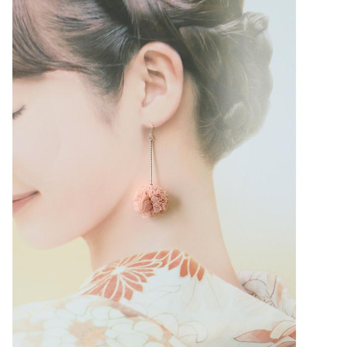 ピアス フラワー お花モチーフ 花 揺れる 布花 ファブリック素材 レディース かわいい フェミニン アクセサリー 誕生日 人気 彼女 妻 女性 嫁 プレゼント |  | 05