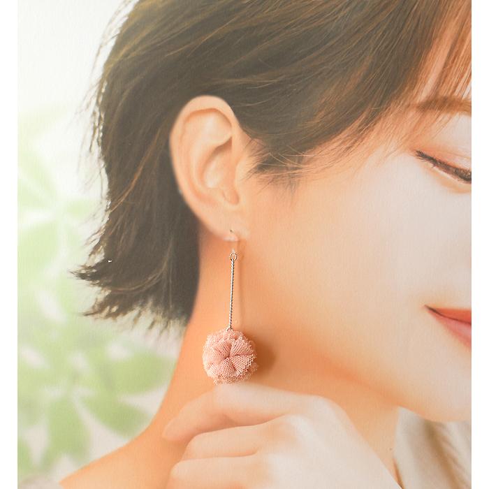 ピアス フラワー お花モチーフ 花 揺れる 布花 ファブリック素材 レディース かわいい フェミニン アクセサリー 誕生日 人気 彼女 妻 女性 嫁 プレゼント |  | 07