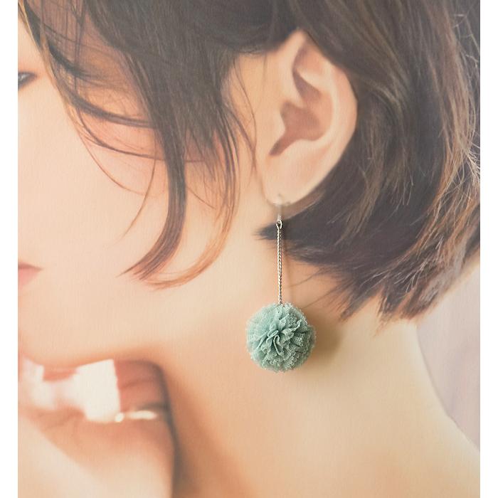 ピアス フラワー お花モチーフ 花 揺れる 布花 ファブリック素材 レディース かわいい フェミニン アクセサリー 誕生日 人気 彼女 妻 女性 嫁 プレゼント |  | 08