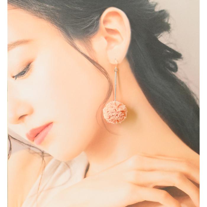 ピアス フラワー お花モチーフ 花 揺れる 布花 ファブリック素材 レディース かわいい フェミニン アクセサリー 誕生日 人気 彼女 妻 女性 嫁 プレゼント |  | 09