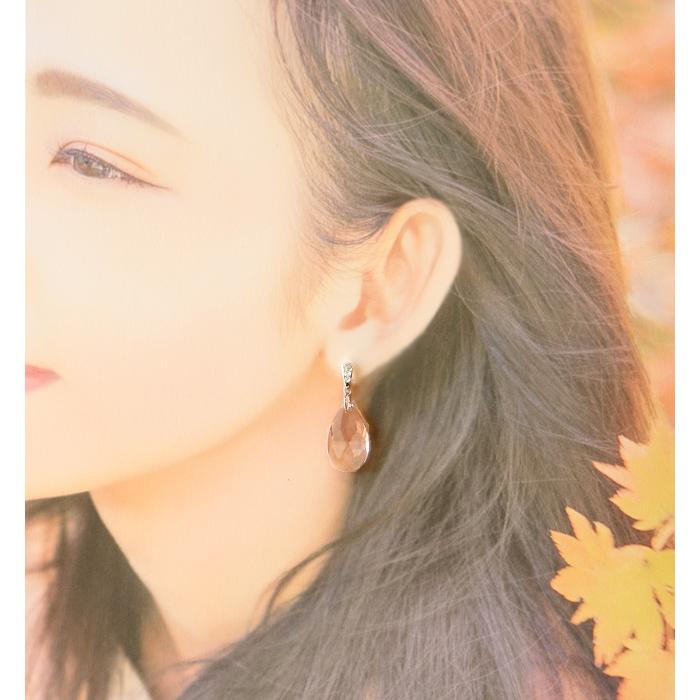 ピアス アレルギー対応 アレルギー レディース しずく ビジュー 一粒 50代 揺れる ゆれる チタン スタッド シンプル 青 紫 長い 長め ハンドメイド |  | 05