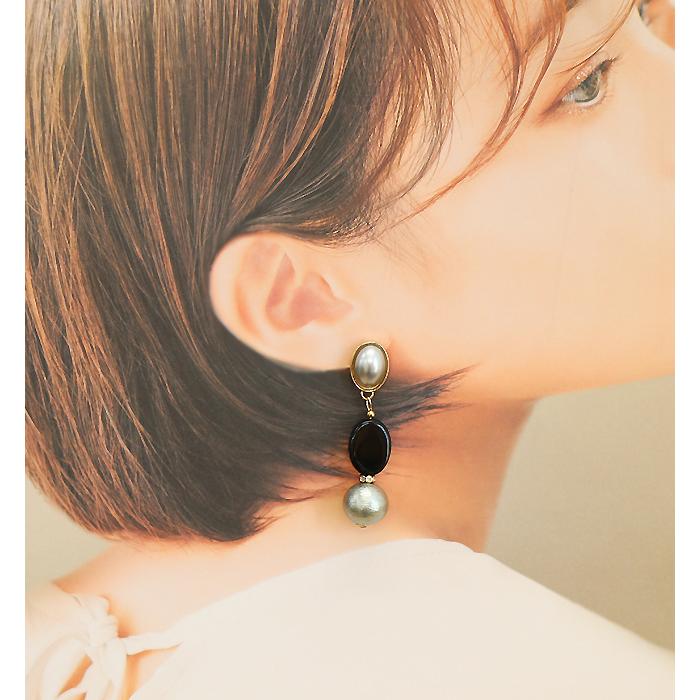 ピアス アレルギー対応 アレルギー レディース コットンパール パール 大ぶり 50代 大きめ 大きい おしゃれ 揺れる ゆれる チタン スタッド ハンドメイド |  | 04