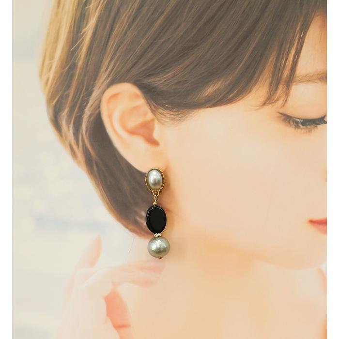 ピアス アレルギー対応 アレルギー レディース コットンパール パール 大ぶり 50代 大きめ 大きい おしゃれ 揺れる ゆれる チタン スタッド ハンドメイド |  | 06