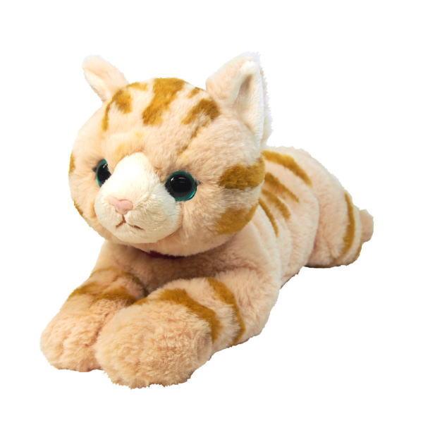 サンレモン】ぬいぐるみ ひざねこ ブラウンMサイズ 膝乗せ 猫 キャット