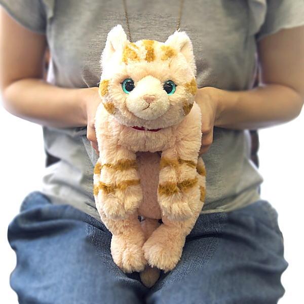 サンレモン】ぬいぐるみ ひざねこ ブラウンSサイズ 膝乗せ 猫