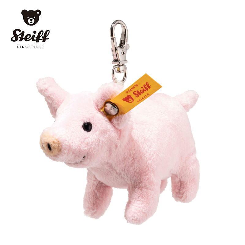 レア★Lucky Pig ぬいぐるみ　ブタ　ぶた　豚　ラッキーピッグ　マスコット Steiff（シュタイフ） ソフトキーリング ラッキーピッグ ぬいぐるみ