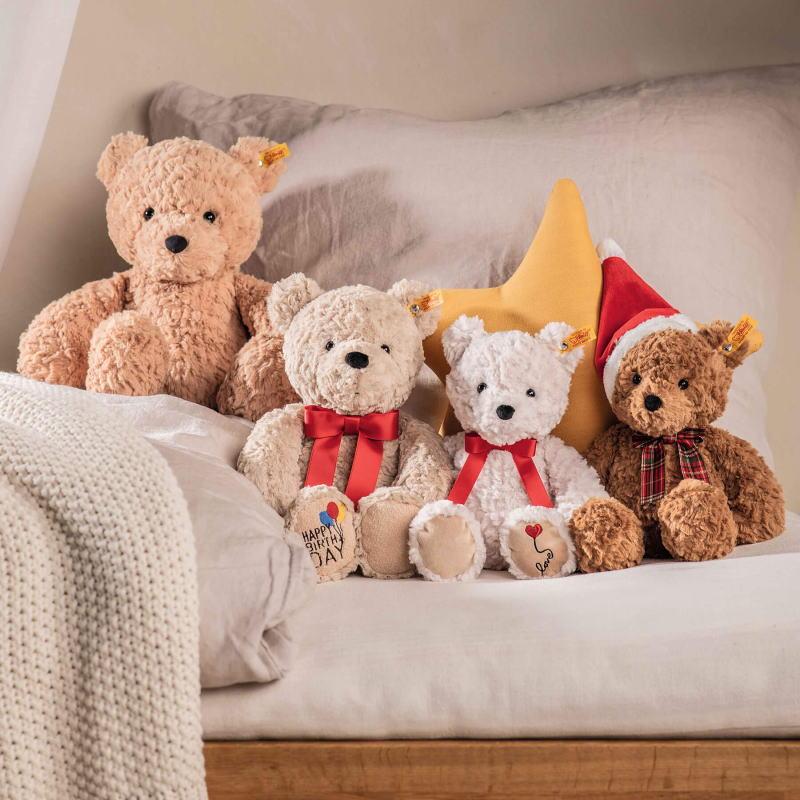 Steiff シュタイフ  定番ぬいぐるみ テディベアのジミー ハッピーバースデー 35cm Happy Birthday お誕生日おめでとう (シュタイフ正規販売店)の画像