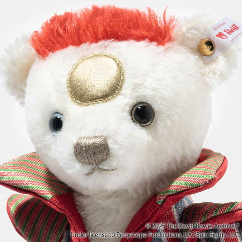 【シュタイフ正規販売店】 Steiff シュタイフ 世界限定シュタイフ・ロックス！ デヴィッド・ボウイ テディ くまさん クマ ぬいぐるみの画像