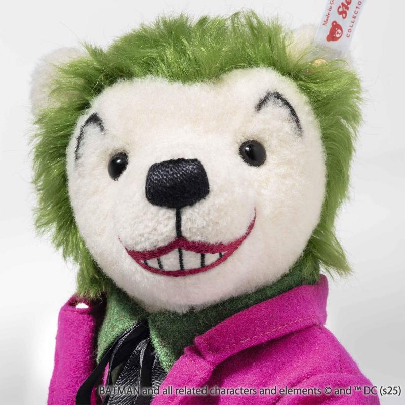 【シュタイフ正規販売店】 Steiff シュタイフ 世界限定 ジョーカー テディベア バットマン テディ くまさん クマ ぬいぐるみ 道化師の画像