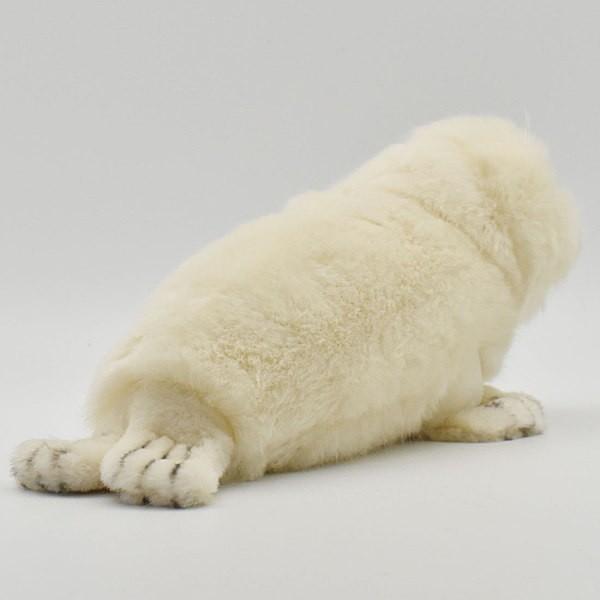 ハンサ【HANSA】ぬいぐるみ 白いアザラシ29cm 赤ちゃん ホワイト