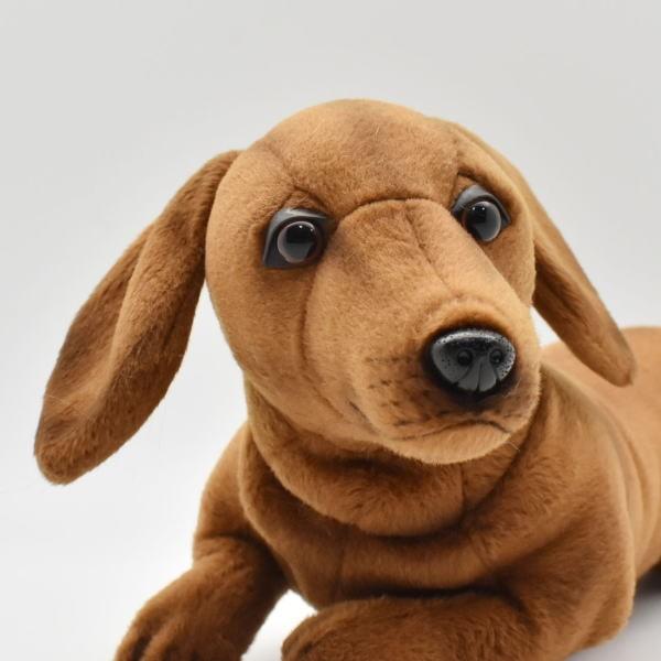 ハンサ【HANSA】ぬいぐるみミニチュアダックスフンド39cm リアル