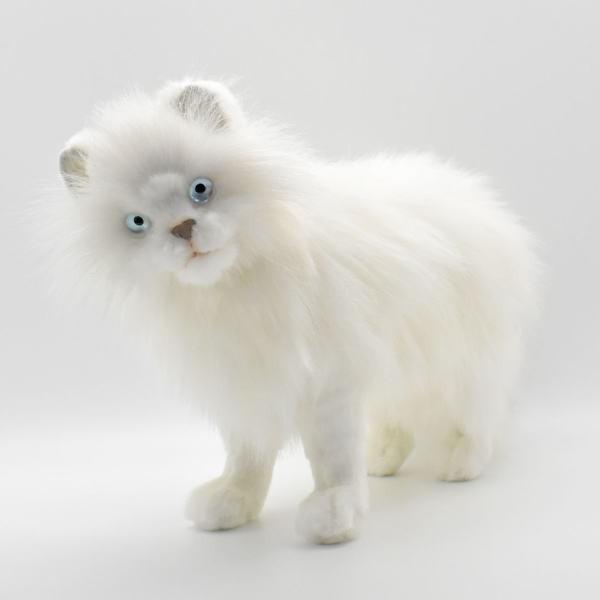 ハンサ【ＨＡＮＳＡ】ぬいぐるみ シロネコ35 白猫 白いねこ