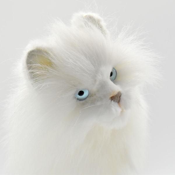 ハンサ【ＨＡＮＳＡ】ぬいぐるみ シロネコ35 白猫 白いねこ_3