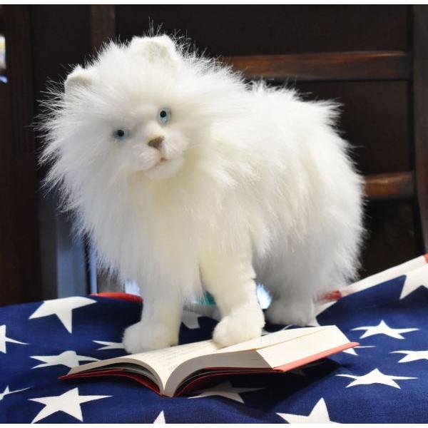 HANSA ハンサ　ネコ　ぬいぐるみ　中古品 楽天市場】ハンサ【HANSA】ぬいぐるみ シロネコ35 白猫 白いねこ