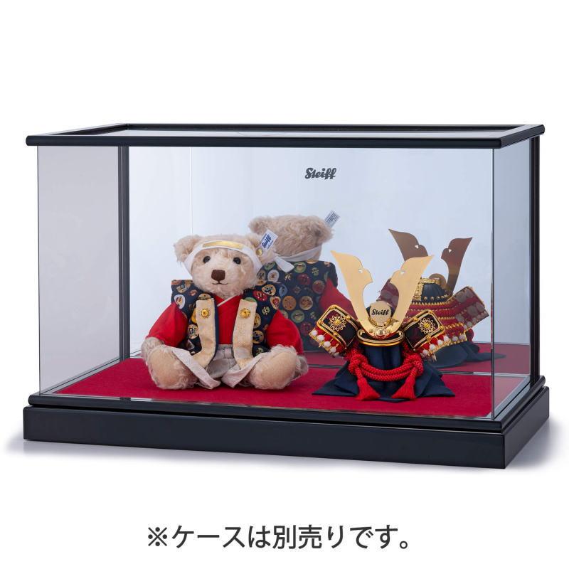 お*め様 シュタイフ　金太郎　キンタロウベアセット　限定品　絶版　子ども日飾り Steiff（シュタイフ） テディベア 日本限定 サムライ 中鍬ゴールド 五