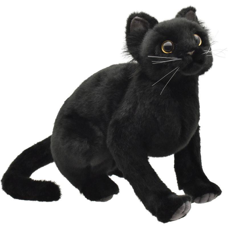 HANSA ハンサ　ネコ　ぬいぐるみ　中古品 HANSA ハンサ 【HANSA】 ぬいぐるみ クロネコ 30 CAT