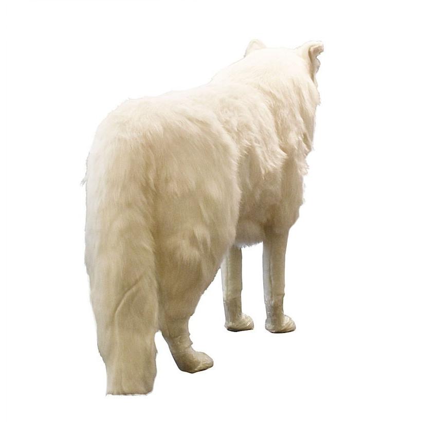 ハンサ【HANSA】ぬいぐるみ ホッキョクオオカミ108cm 立ち姿