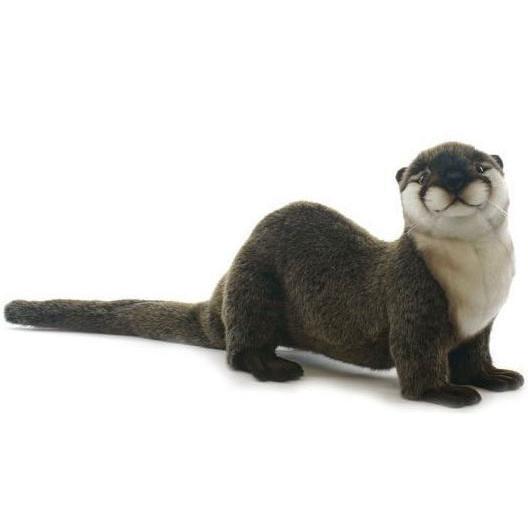 ハンサ【HANSA】ぬいぐるみ カワウソ69cm 愛らしい表情としぐさ