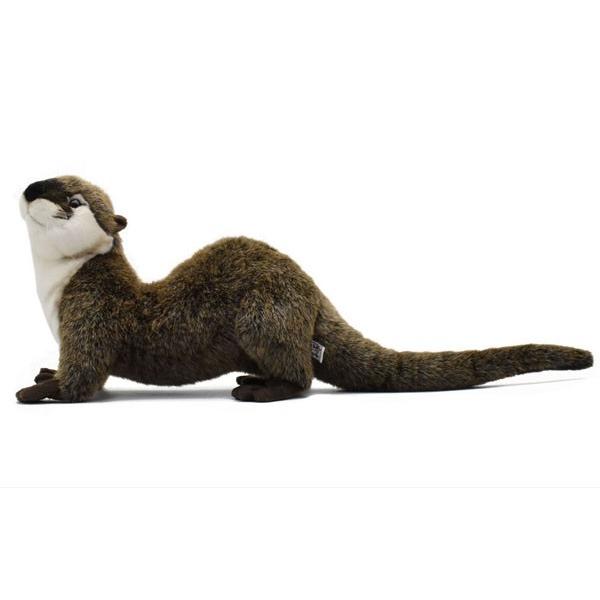 ハンサ【HANSA】ぬいぐるみ カワウソ69cm 愛らしい表情としぐさ