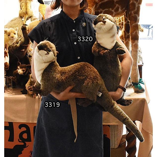 ハンサ【HANSA】ぬいぐるみ カワウソ69cm 愛らしい表情としぐさ