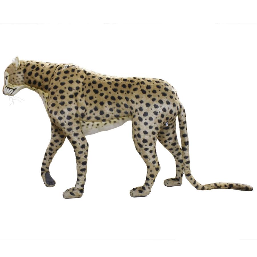 新作からsaleアイテム等お得な商品満載 ハンサ ｈａｎｓａ ぬいぐるみジャガード織り生地使用チーター125cm おもちゃ 6544