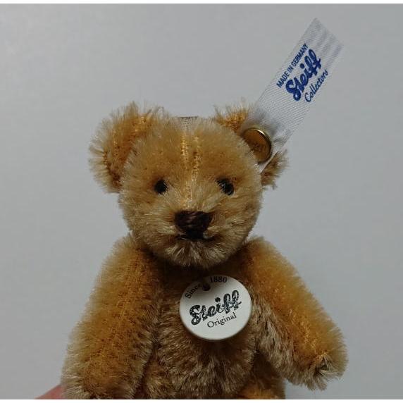 Steiff（シュタイフ） モヘアミニテディベアキーリング ブロンド