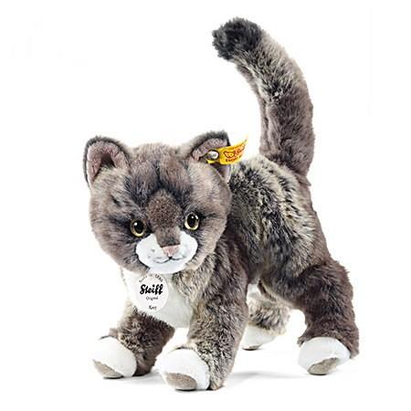 Steiff - シュタイフ 定番商いもの ねこのキティー (シュタイフ置き目売りわたす店) ぬいぐるみ-ゲーム、おもちゃ-おもちゃ