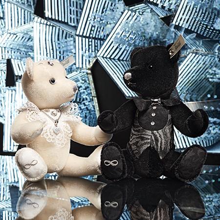 ジェラートピケ Steiff シュタイフ パウダージャガードワンピース