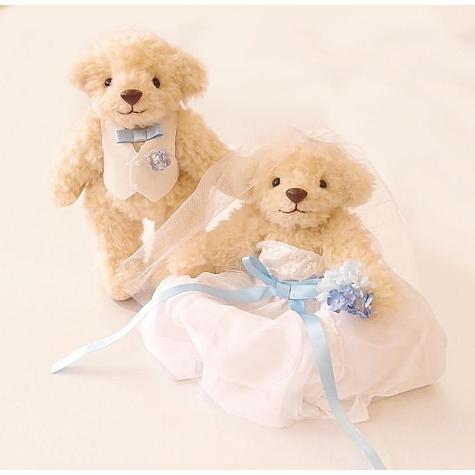 ウェディングベア 完成品マシェリベア ベージュ結婚祝い 贈り物
