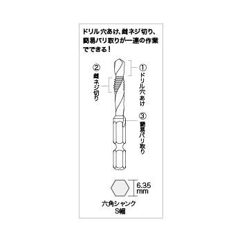 DENSAN JEFCOM ジェフコム デンサン タップ&ドリル TPD-456RH DENSAN JEFCOM ジェフコム デンサン タップ&ドリル TPD-456RH
