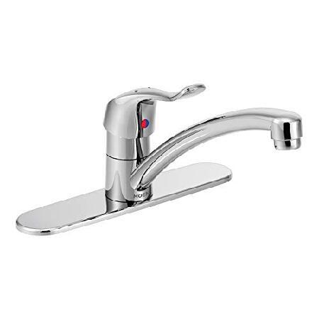 Moen 8701 Commercial M-DURA One-Handle Kitchen Faucet 1.5 GPM, Chrome 並行輸入品