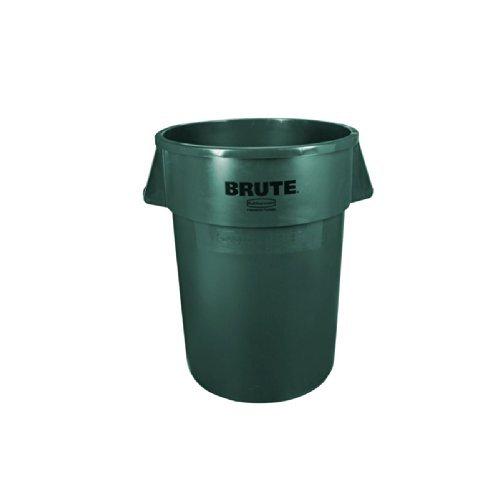 Rubbermaid Commercial FG264300DGRN Brute LLDPE 44-Gallon Trash Can without Lid, Legend 並行輸入品